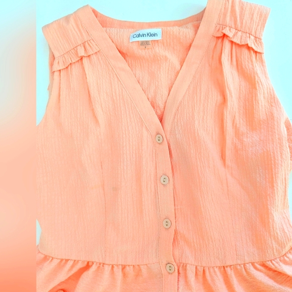 CALVIN KLEIN Ruffled Tiered Maxi Dress - Picture 4 of 7